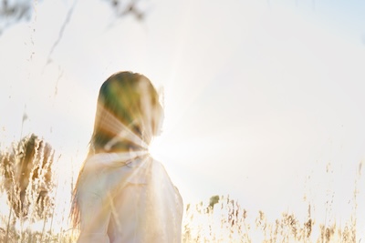 Young woman outdoors portrait.