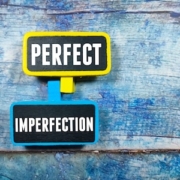 A visual representation of the balance between perfection and imperfection, highlighting the shift toward excellence in men's mental health.